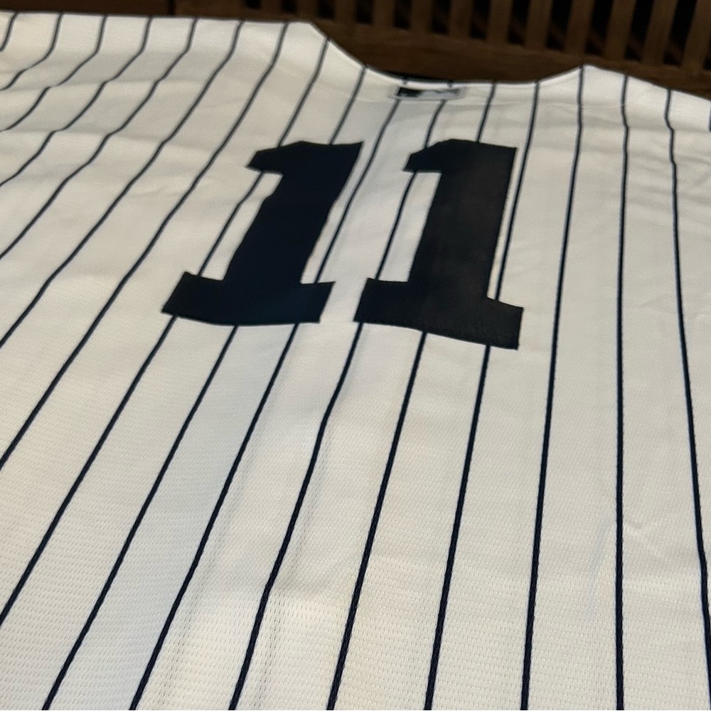 Nike Authentic Pinstripe New York Yankees Anthony Volpe #11 Jersey Men’s Sz XL - Picture 7 of 7